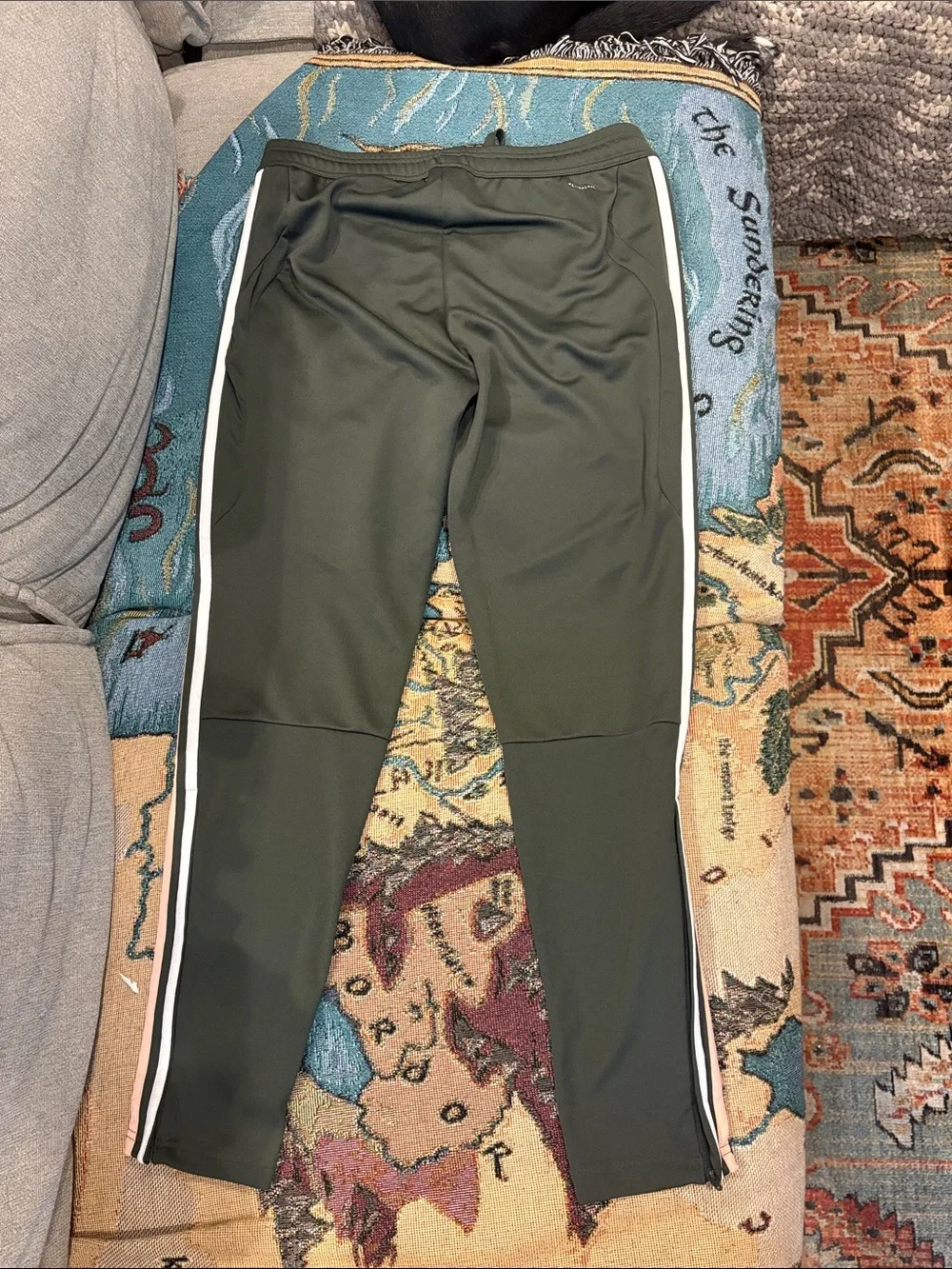 Women’s Matching Adidas Tiro 19 Tracksuit SET Climalite Olive Green & Pink
